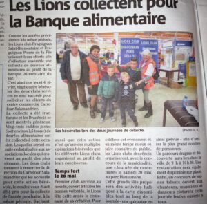 Banque alimentaire au Carrefour Salamandier (2013…)